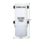 دستگاه جارو مرکزی کارو 2 موتوره توربو KA1002
